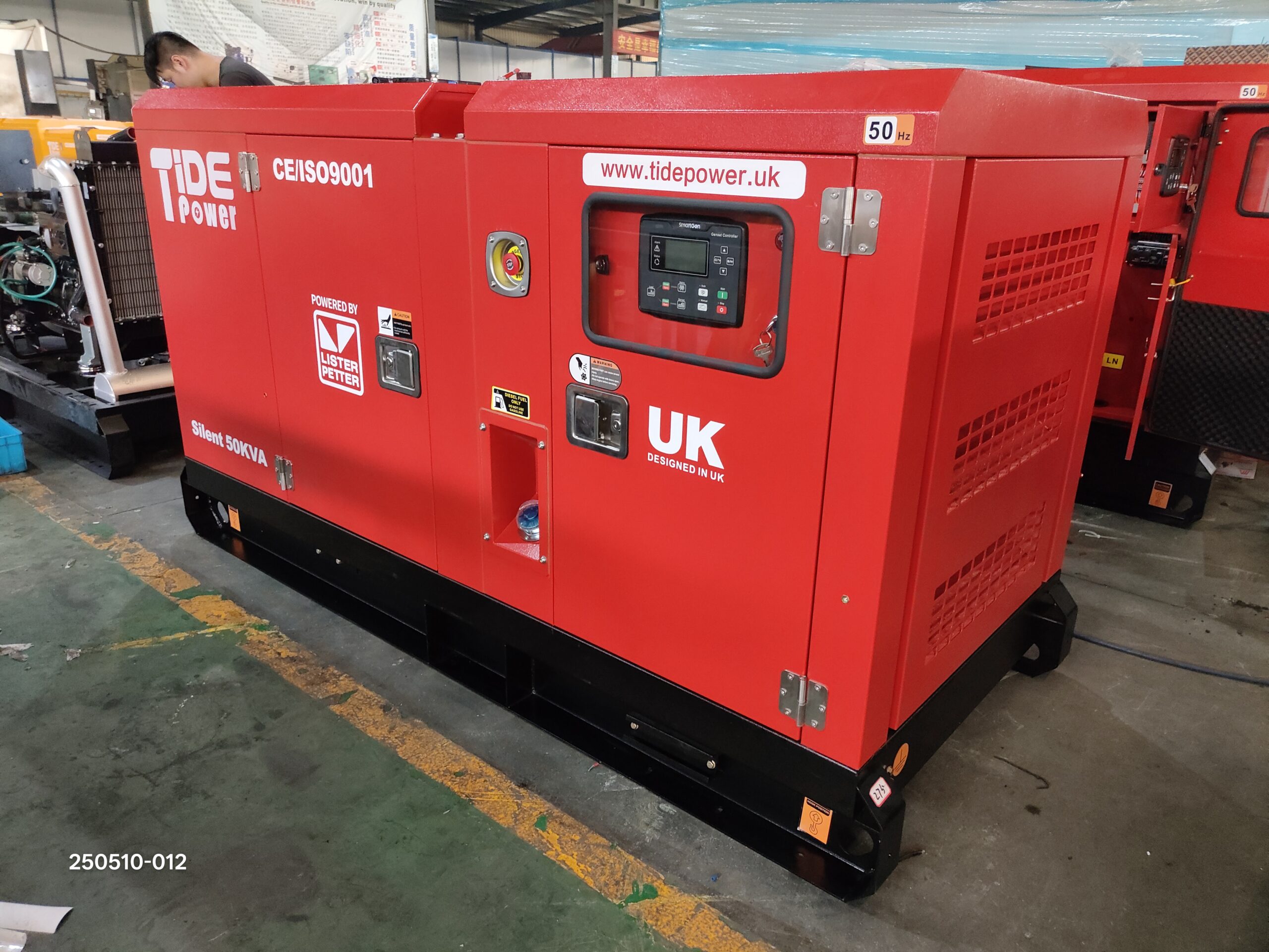 TIDE POWER LISTER PETTER FC50X-SA – 50 kVA Silent Diesel Generator