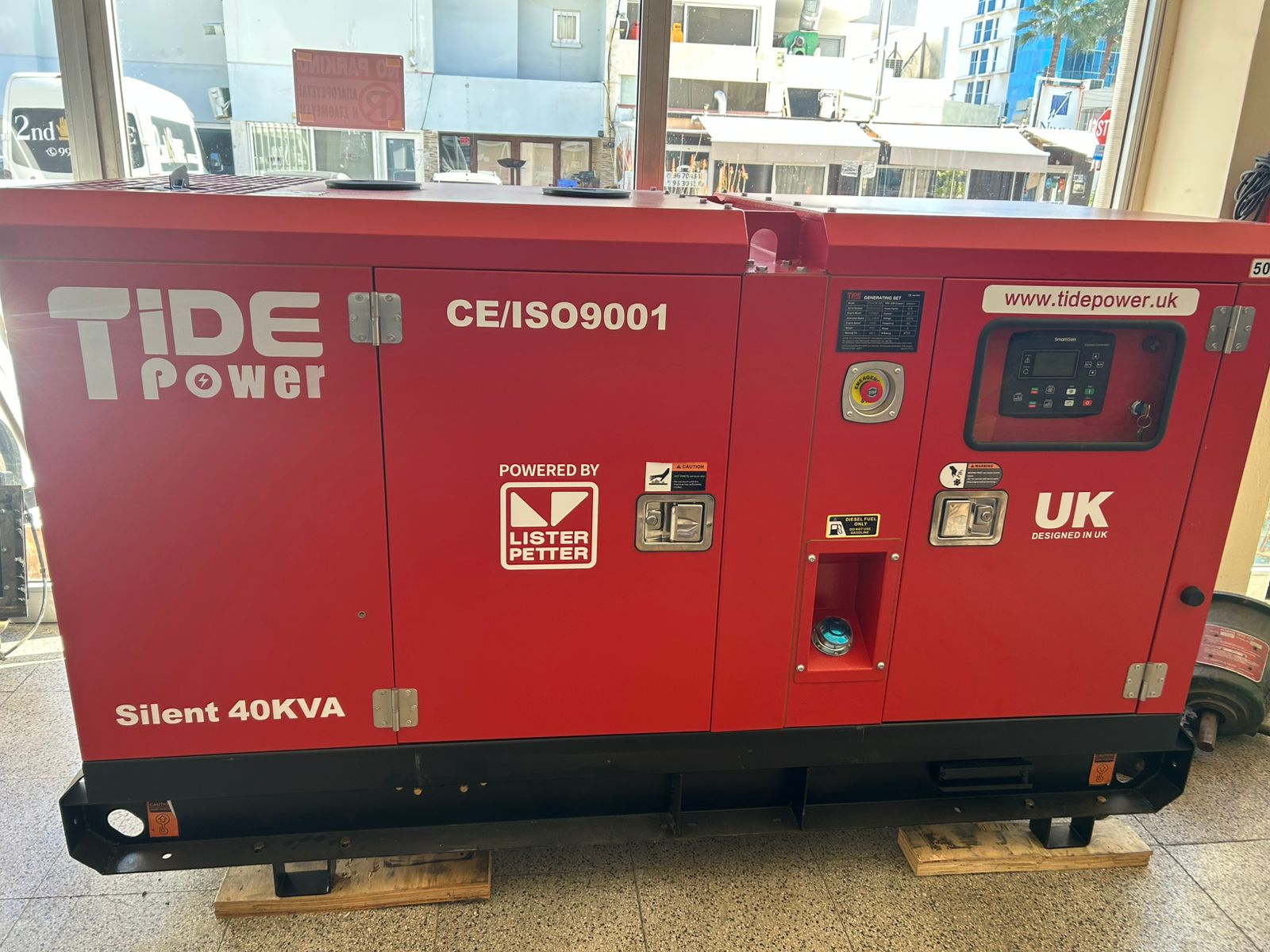TIDE POWER LISTER PETTER FC40X-SA – 40 kVA Silent Diesel Generator