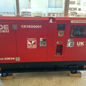 TIDE POWER LISTER PETTER FC25X-SA – 25 kVA Silent Diesel Generator