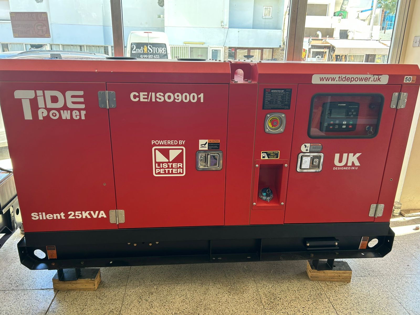 TIDE POWER LISTER PETTER FC25X-SA – 25 kVA Silent Diesel Generator