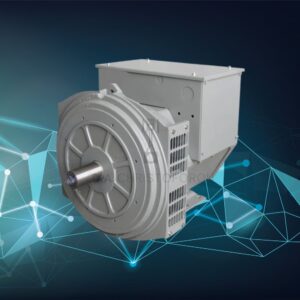 8.1 kVA / 6.5 kW Brushless 3-Phase Alternator Double Bearing 42mm Shaft