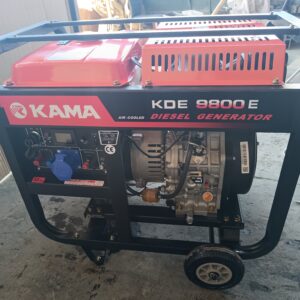 KAMA KDE9800E 8 kVA Single-Phase Open-Frame Diesel Generator with Electric Start