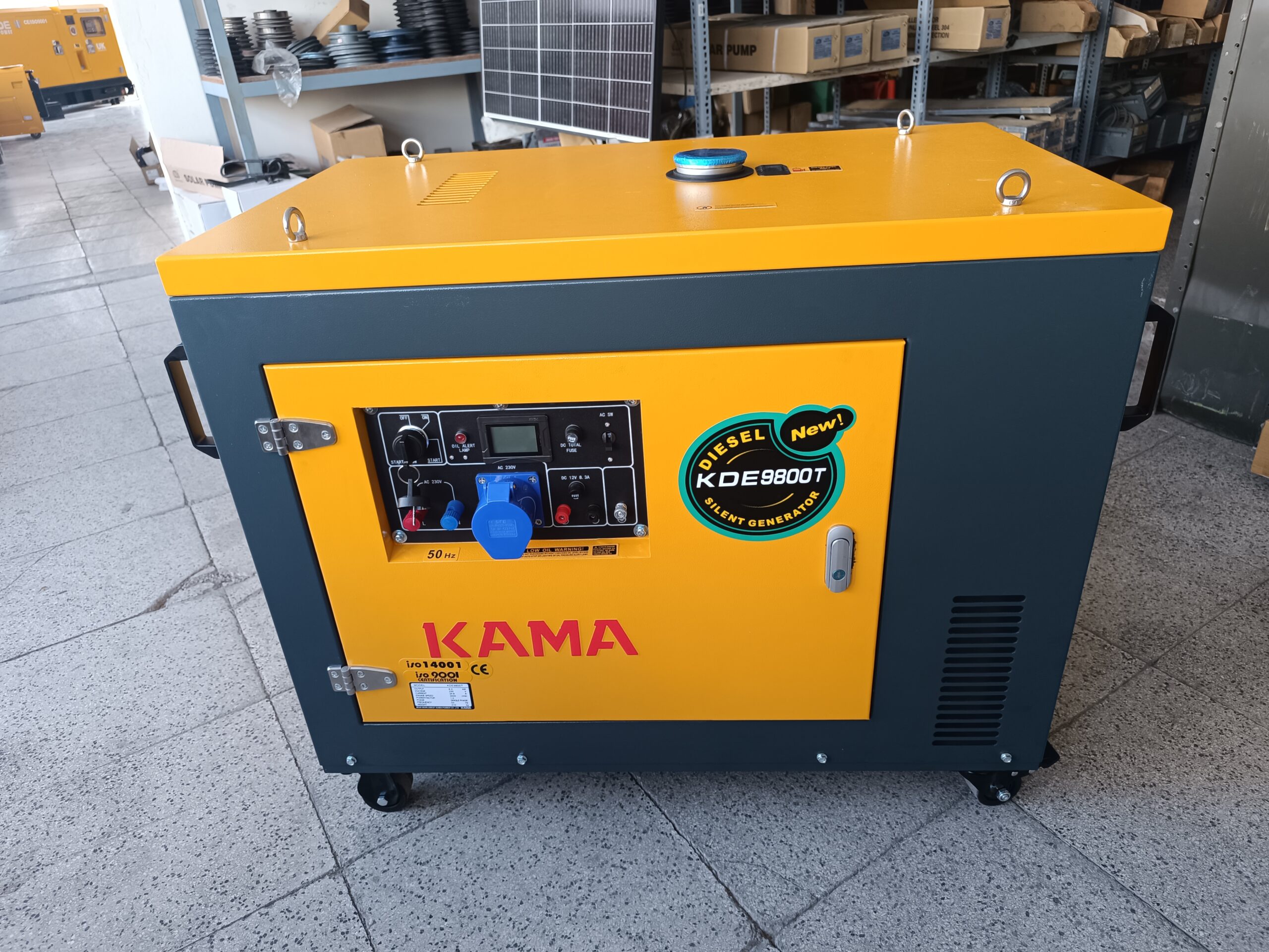 KAMA KDE9800T 8 kVA Single-Phase Silent Diesel Generator with Electric Start