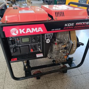 KAMA KDE6500E 5 kVA Single-Phase Open-Frame Diesel Generator with Electric Start