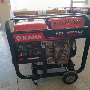 KAMA KDE9800E3 10 kVA Three-Phase Open-Frame Diesel Generator with Electric Start