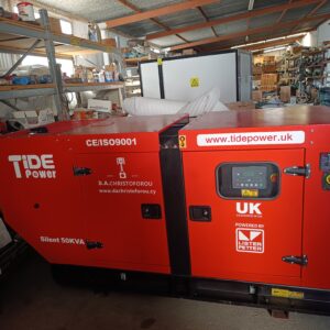 Tide Power FC50-SA 50 kVA silent diesel generator with Lister Petter engine